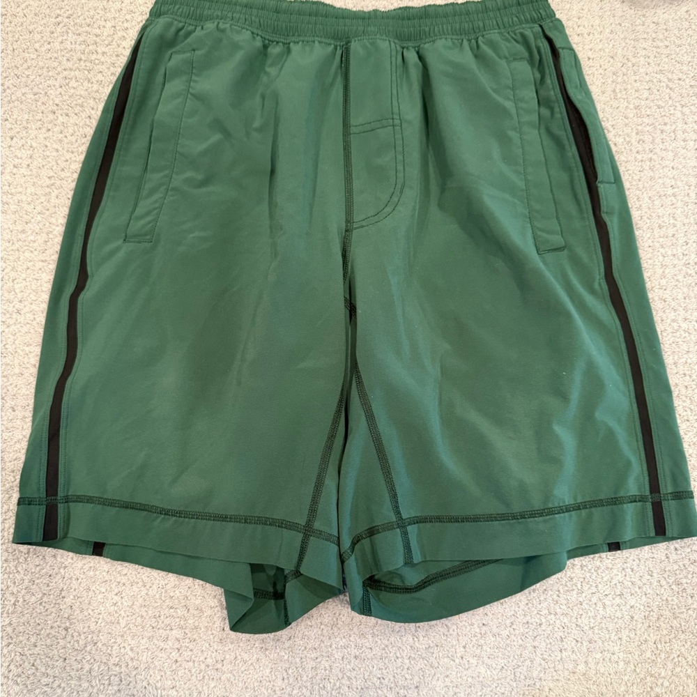 Mens lululemon athletic shorts with compression short liner 9 inch inseam